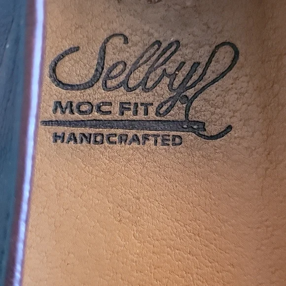 Selby Brown Moc Fit Leather Loafers Size 8.5 - Picture 4 of 5